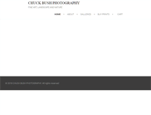 Tablet Screenshot of chuckbushphotography.com